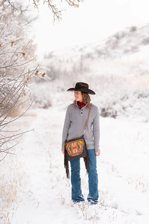 Bear Paw Spring Crossbody Bag