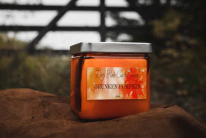 Dirty Hands Candle Co Drunken Pumpkin Candle- choice of sizes