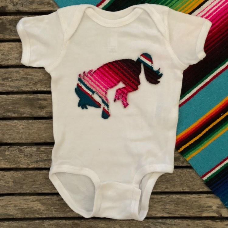 K Calor Baby Serape Onesie