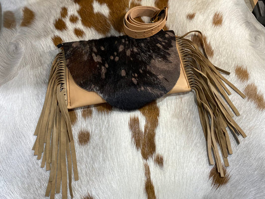 Belly Edge Maria Fringe Clutch