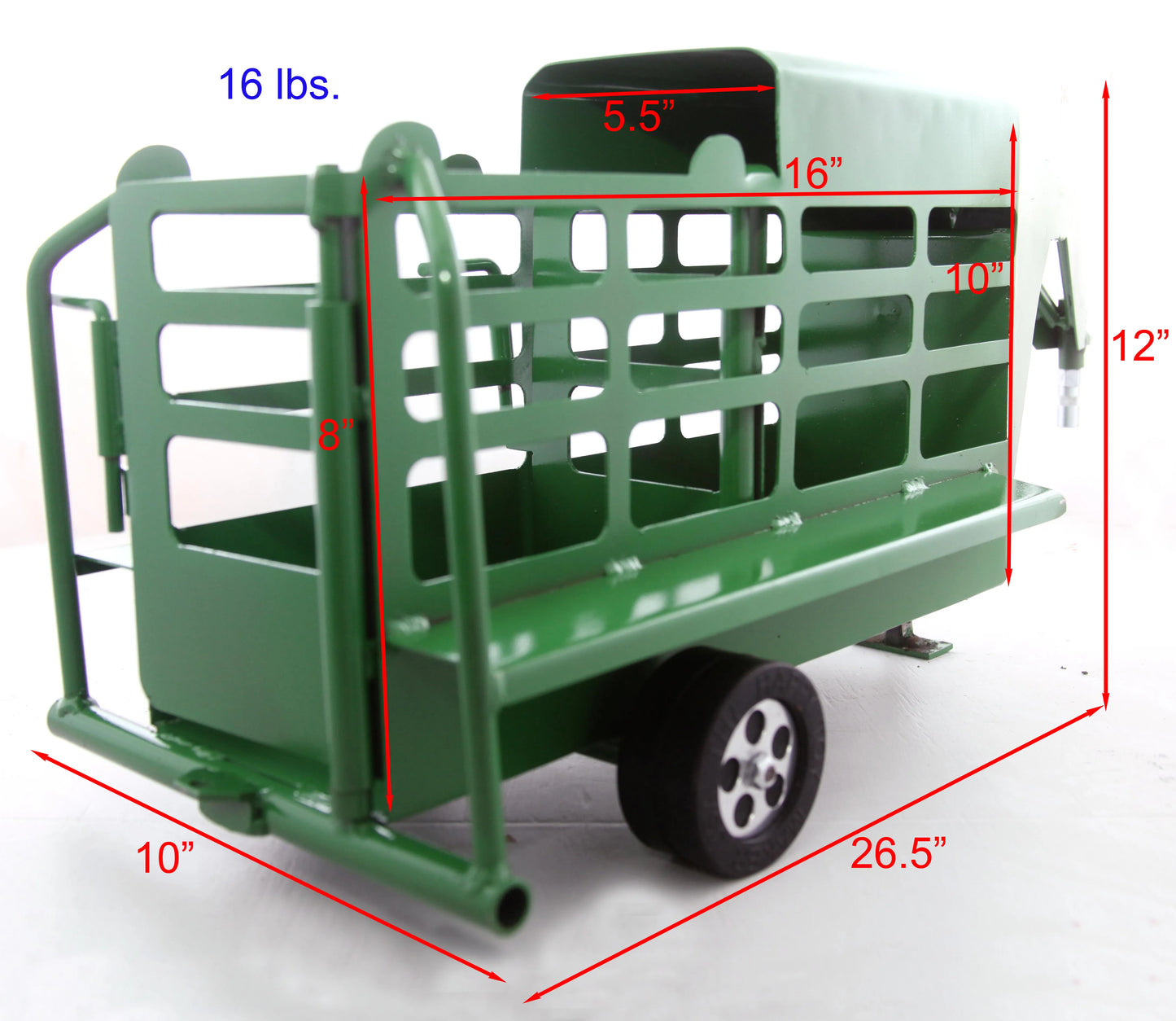 16" Half-Top Trailer - choice of colors