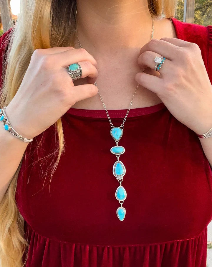 Kingman Lariat Necklace