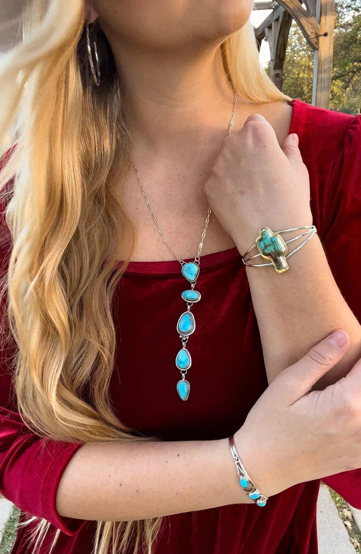 Kingman Lariat Necklace